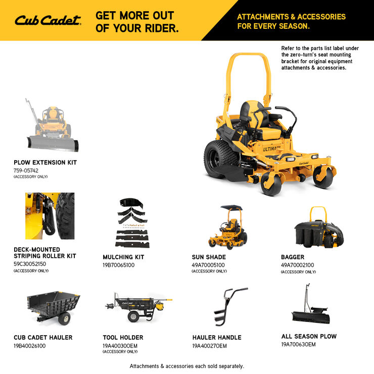 Cub Cadet ZTX5 60 (47RKAAA8A10) Cub Cadet ZTX5 60 (47RKAAA8A10)